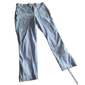 Lee Womens Denim Pants Medium Lt Blue Straight Leg High Rise Preppy Y2K Classic